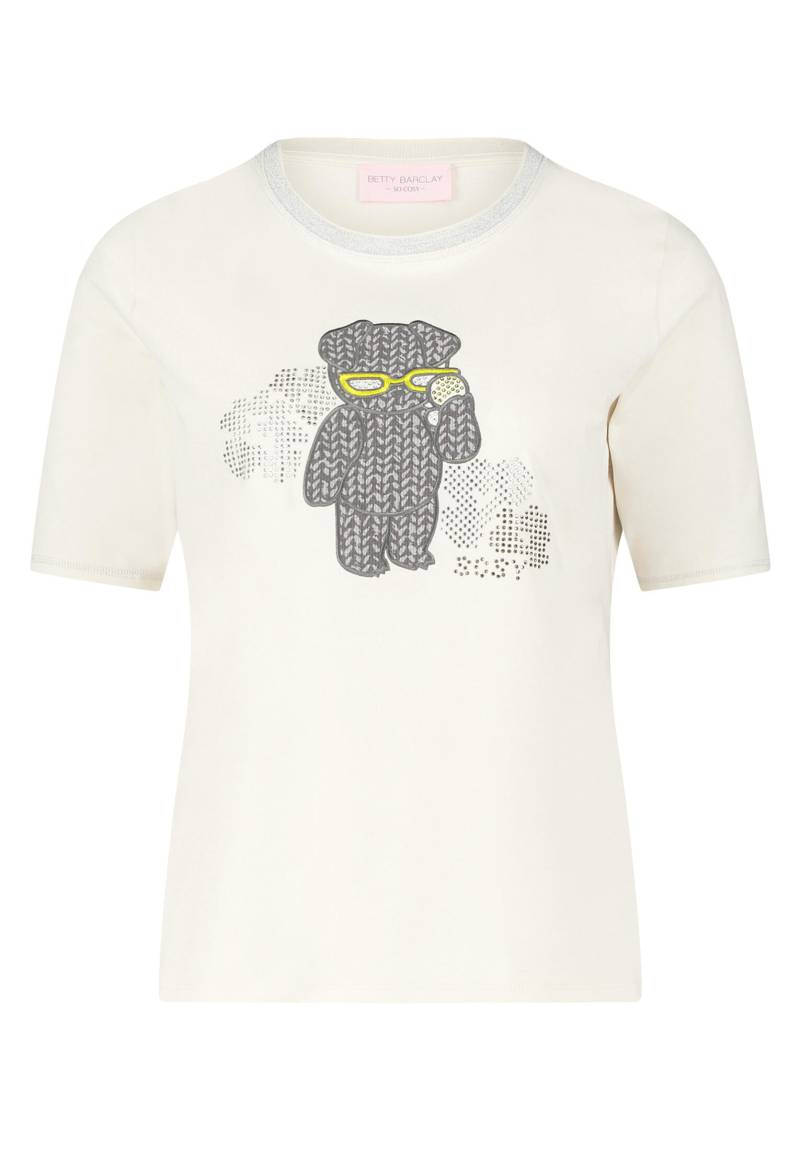 betty barclay - so cosy - - Basic Shirt patch cream/grey - Gr. - 36 von betty barclay - so cosy -