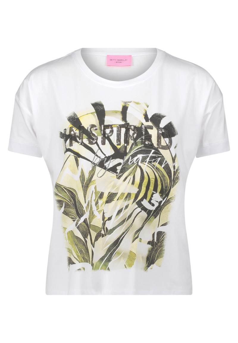 betty barclay - so cosy - - Basic Shirt patch white/green - Gr. - 38 von betty barclay - so cosy -