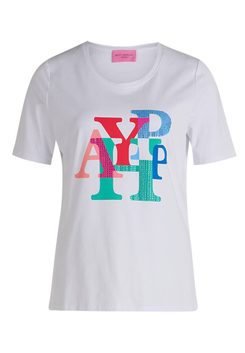 betty barclay - so cosy - - Basic Shirt patch white/varicolored - Gr. - 44 von betty barclay - so cosy -