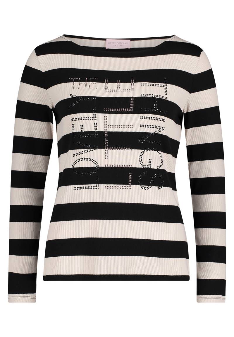betty barclay - so cosy - - Basic Shirt schwarz/weiß - Gr. - 36 von betty barclay - so cosy -