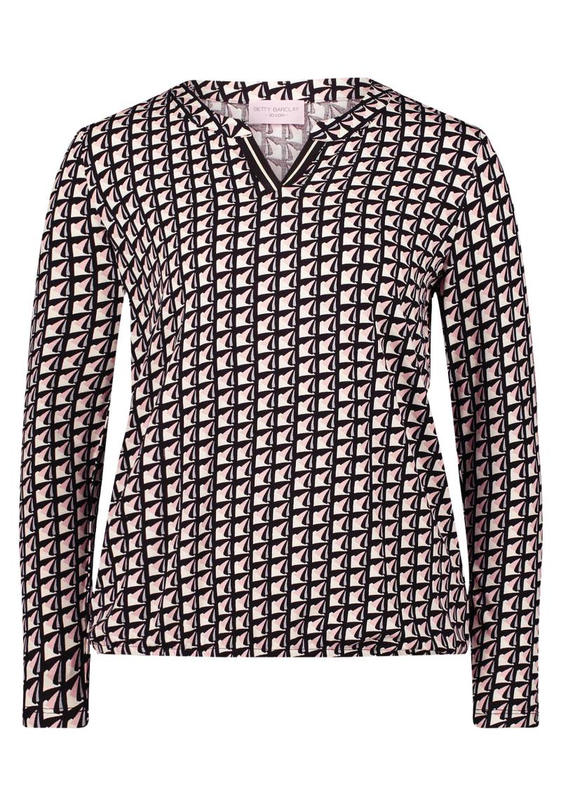 betty barclay - so cosy - - Blusenshirt black/rosé - Gr. - 40 von betty barclay - so cosy -