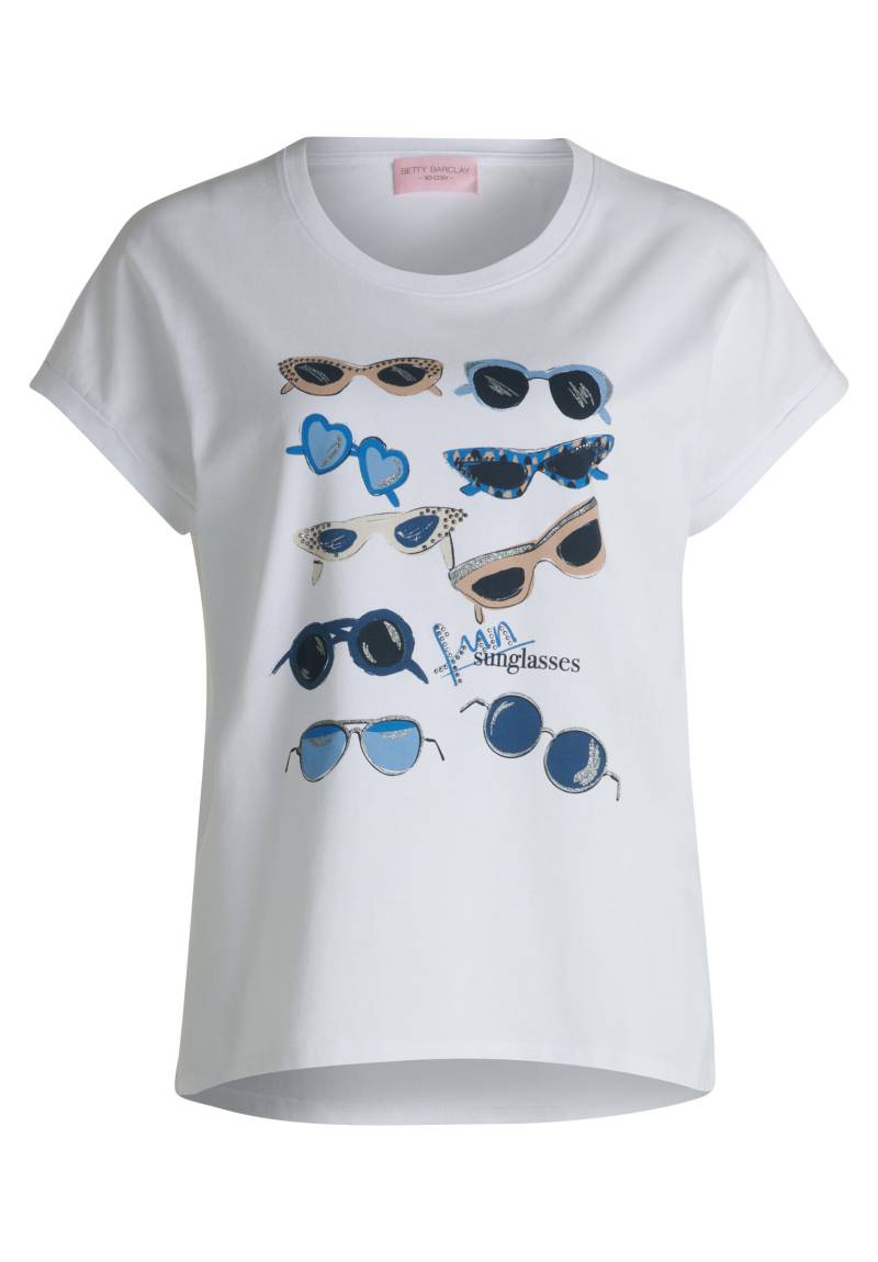 betty barclay - so cosy - - Casual-Shirt patch white/blue - Gr. - 44 von betty barclay - so cosy -
