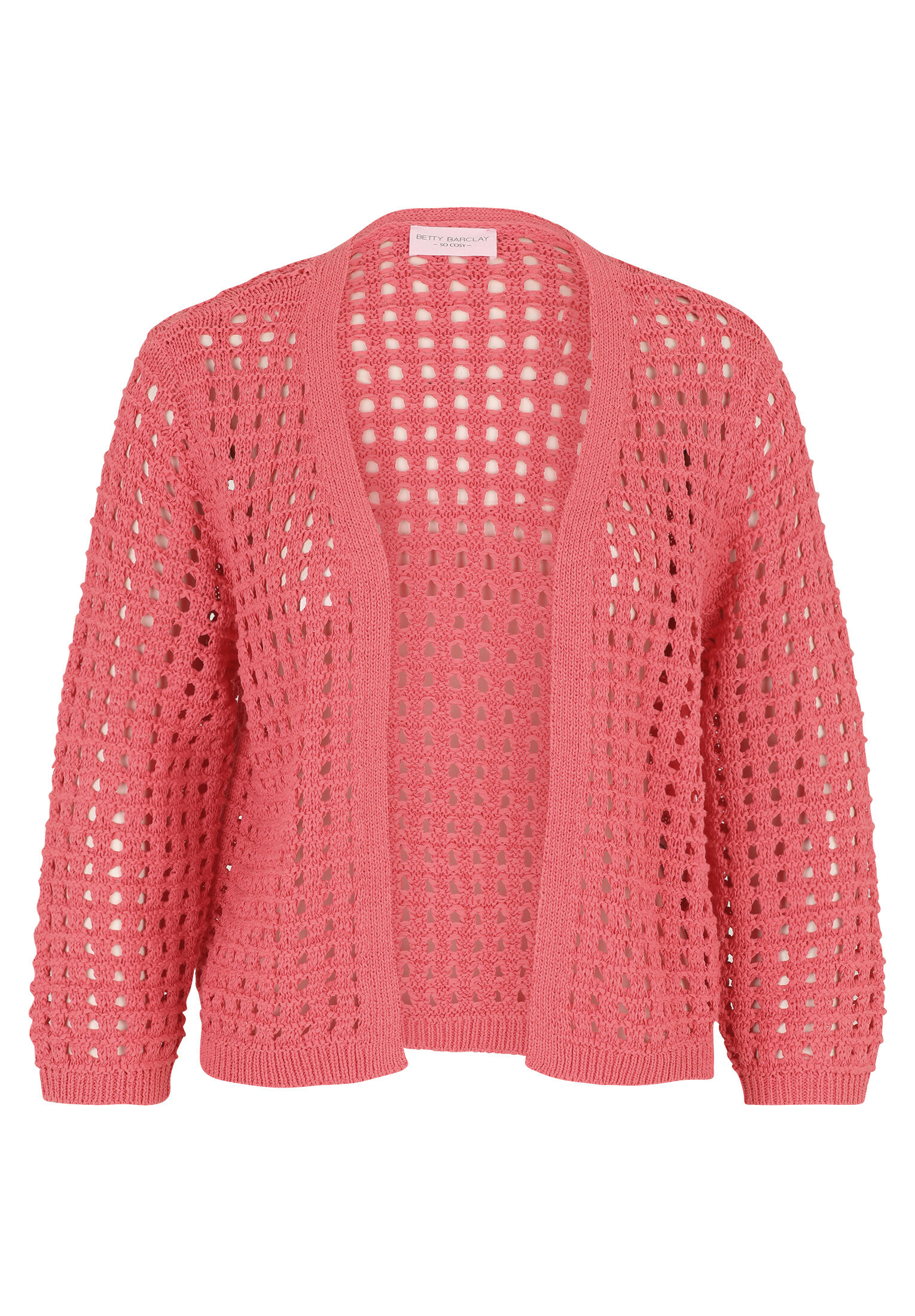 betty barclay - so cosy - - Casual-Strickjacke calypso coral - Gr. - 40 von betty barclay - so cosy -