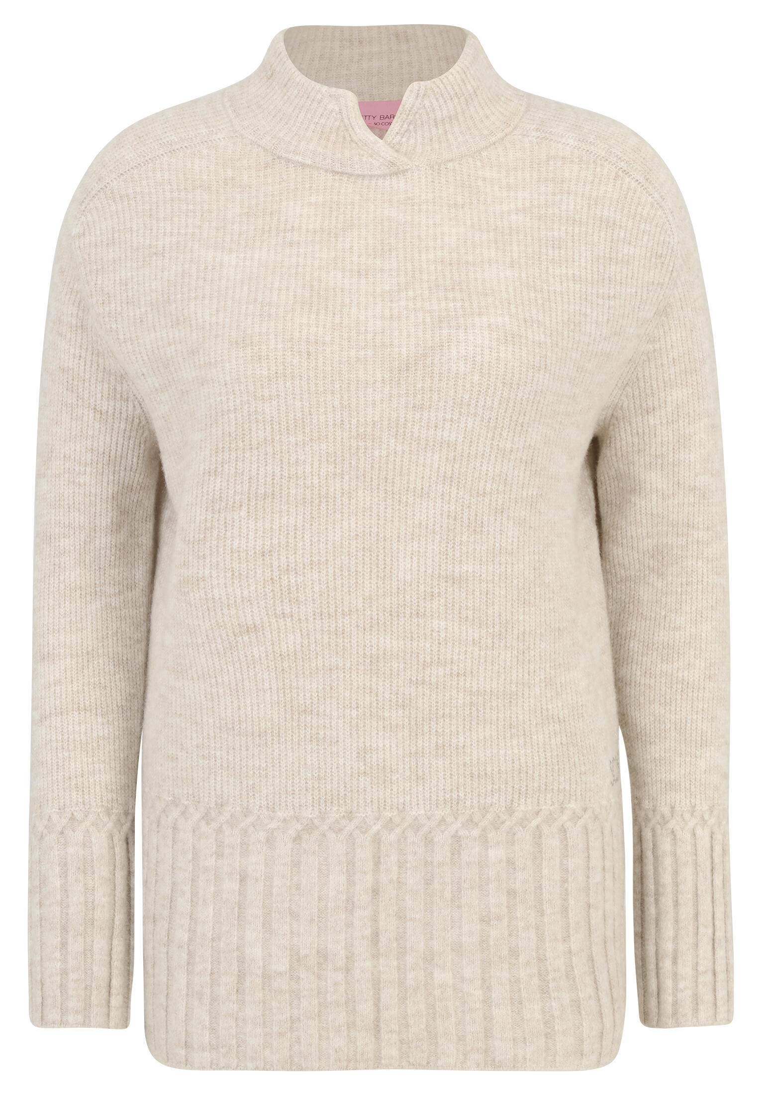 betty barclay - so cosy - - Grobstrick-Pullover light beige melange - Gr. - 40 von betty barclay - so cosy -