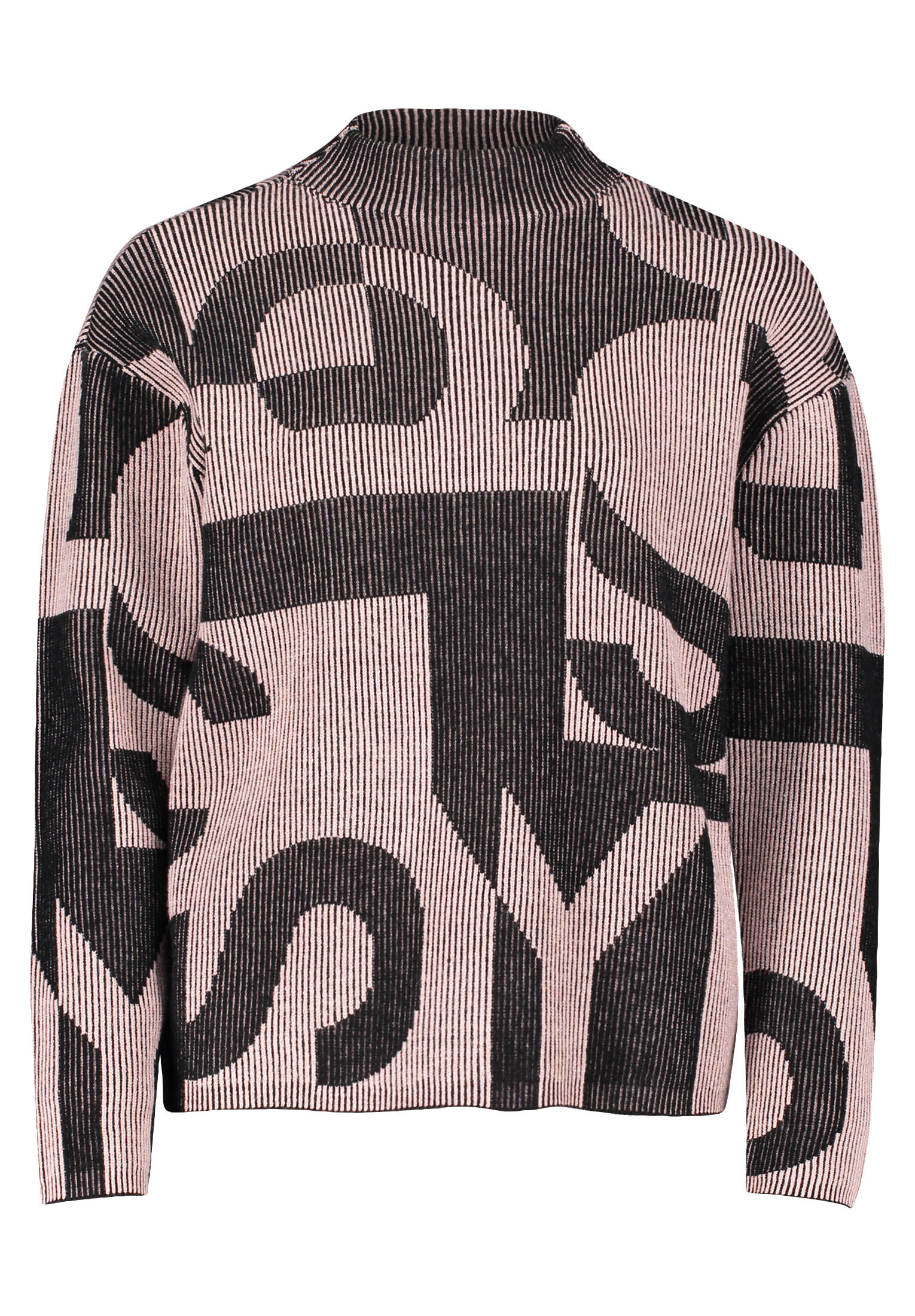 betty barclay - so cosy - - Grobstrick-Pullover patch black/rosé - Gr. - 42 von betty barclay - so cosy -