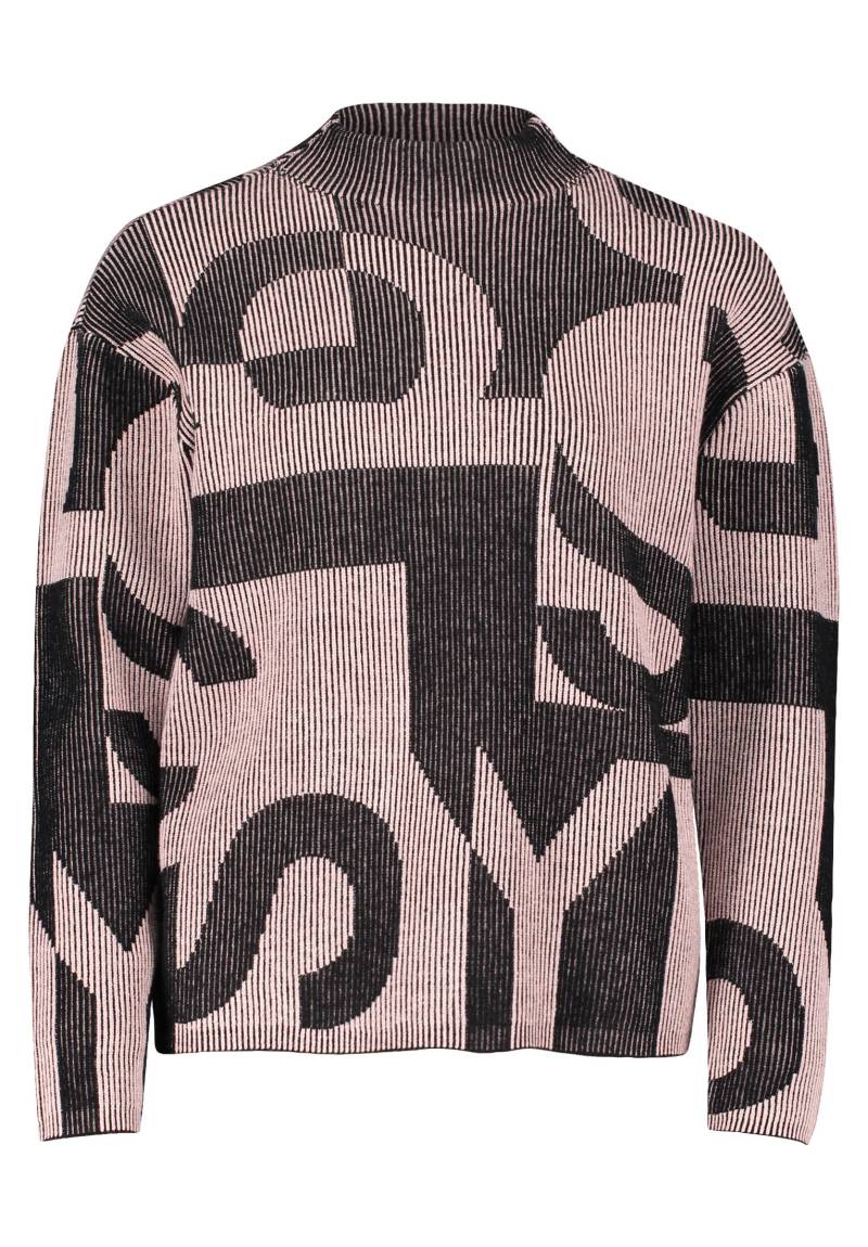 betty barclay - so cosy - - Grobstrick-Pullover patch black/rosé - Gr. - 42 von betty barclay - so cosy -