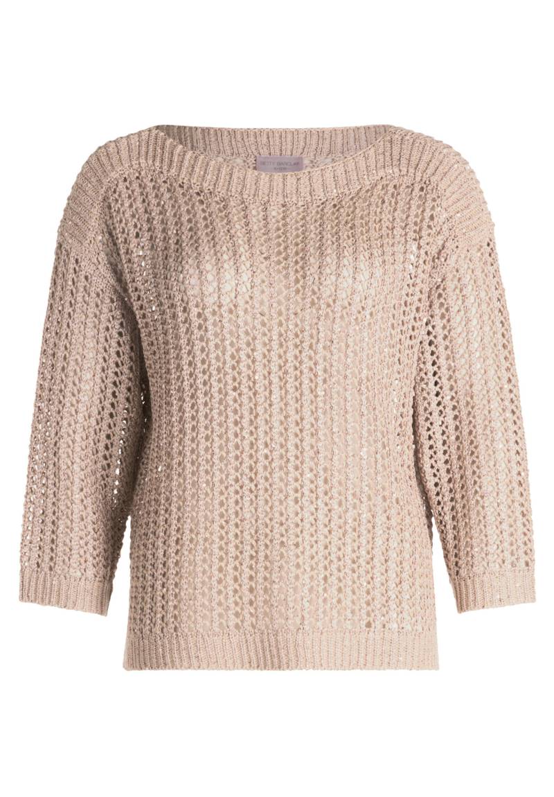 betty barclay - so cosy - - Lochstrick-Pullover beige - Gr. - 40 von betty barclay - so cosy -