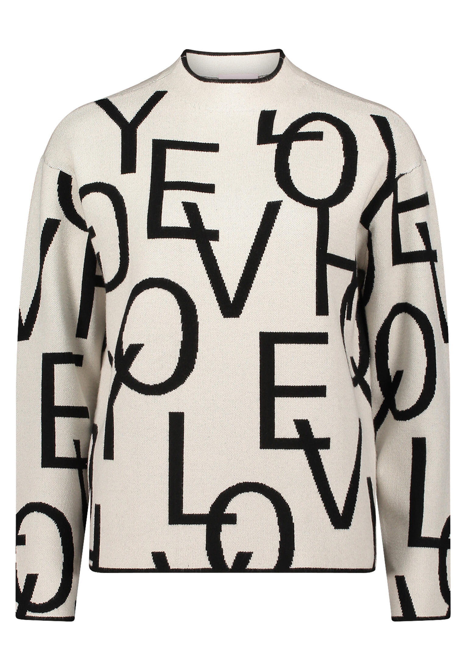 betty barclay - so cosy - - Strickpullover patch cream/black - Gr. - 38 von betty barclay - so cosy -