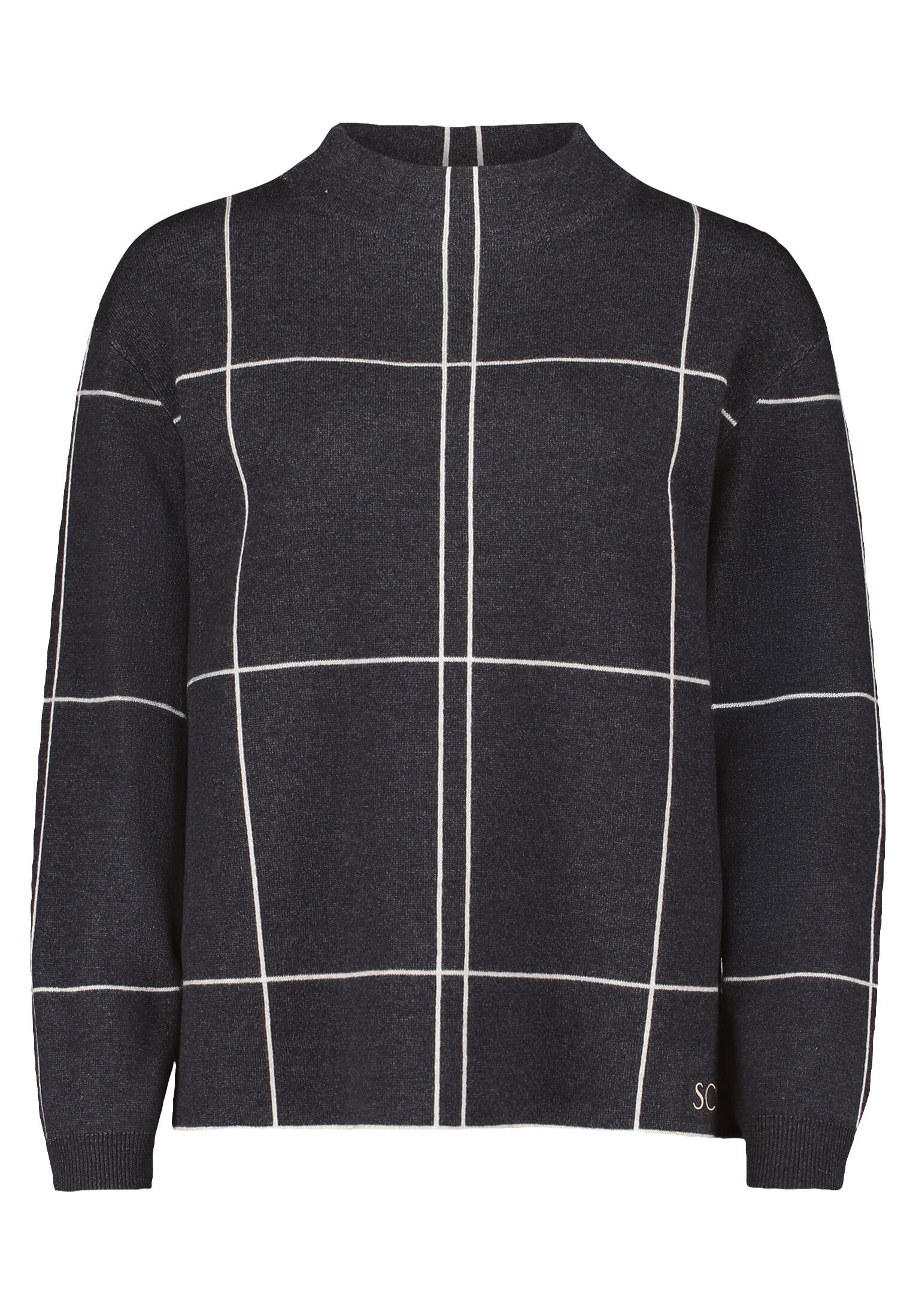 betty barclay - so cosy - - Strickpullover patch grey/beige - Gr. - 36 von betty barclay - so cosy -