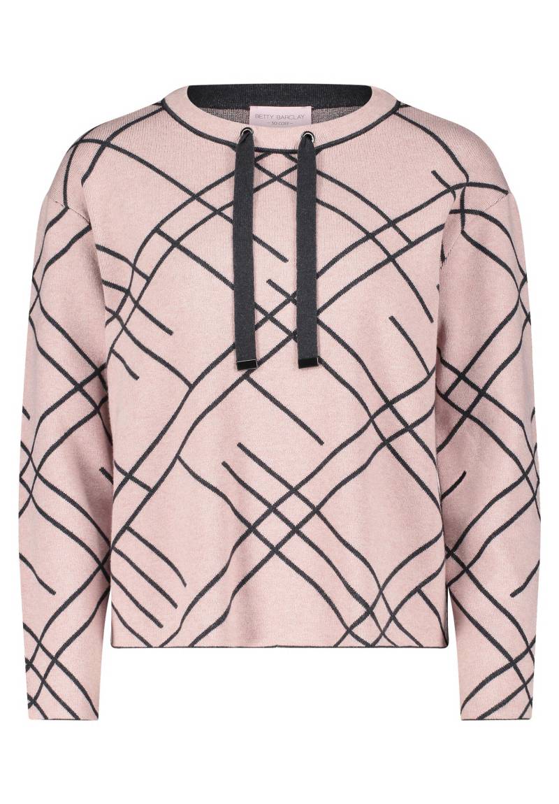 betty barclay - so cosy - - Strickpullover patch rosé/grey - Gr. - 44 von betty barclay - so cosy -