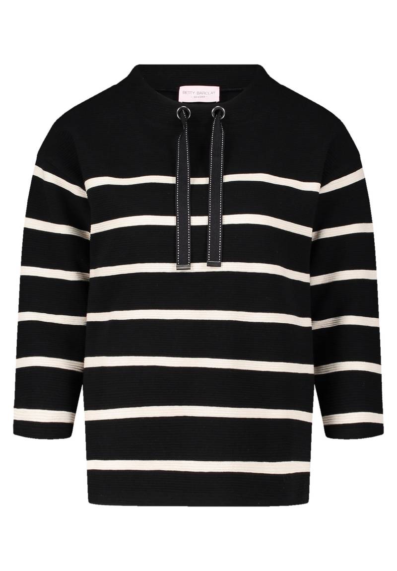 betty barclay - so cosy - - Sweatshirt schwarz/beige - Gr. - 44 von betty barclay - so cosy -