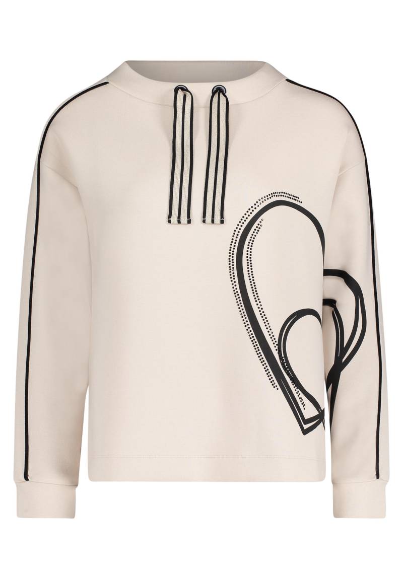 betty barclay - so cosy - - Sweatshirt weiß/schwarz - Gr. - 40 von betty barclay - so cosy -