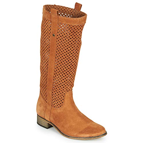 betty london Divoui Stiefel Damen Cognac - 37 - Klassische Stiefel Shoes von betty london