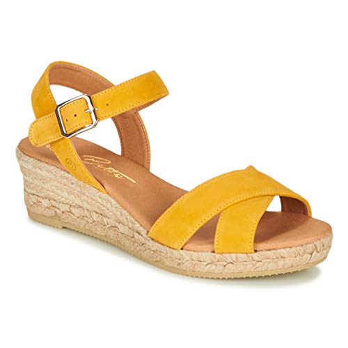 betty london Giorgia Sandalen/Sandaletten Damen Gelb - 39 - Sandalen/Sandaletten Shoes von betty london