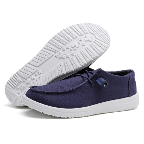 betyswear Damen-Slipper für Damen, lässiger Slipper, Segeltuch, atmungsaktiv, leicht, Bootsschuhe für Damen, Marineblau, 37.5 EU betyswear Damen-Slipper für Damen, lässiger Slipper, Segeltuch, atmungsaktiv, leicht, Bootsschuhe für Damen, Marineblau, 37.5 EU von betyswear