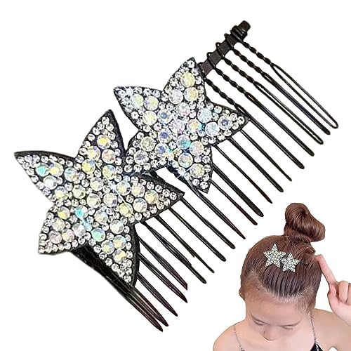bevog Stern-Haarspangen, modische Stern-Haarkämme, Braut-Haarnadeln, Star Haarkämme, Star Haar-Accessoires für Frauen, Haarkämme für Frauen bevog Stern-Haarspangen, modische Stern-Haarkämme, Braut-Haarnadeln, Star Haarkämme, Star Haar-Accessoires für Frauen, Haarkämme für Frauen von bevog