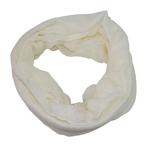 beybey® Basic Damen Loopschal aus Viskose & Baumwolle und in vielen Farben. Perfekte Geschenkidee! (hellgelb) von beybey