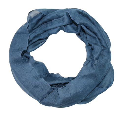 beybey® Basic Damen Loopschal aus Viskose & Baumwolle und in vielen Farben. Perfekte Geschenkidee! (petrol) von beybey
