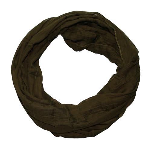 beybey® Modischer Schlauchschal Damen - Praktischer Loop Schal für vielseitige Styles - Loop Schal Damen (waldgrün) von beybey