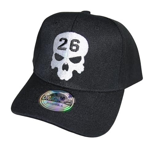 beybey Snapback Cap mit Skull Totenkopf Muster Cooles Design für einen tolles Aussehen (SKLL 26) von beybey
