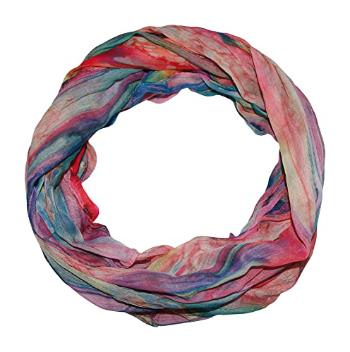 feiner Damen Seidenschal liegt herrlich sanft auf der Haut und kratzt nicht (love red) von beybey