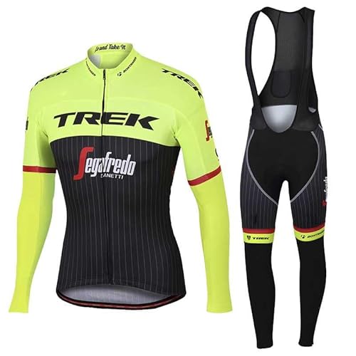 beyleaycau Fahrradtrikot Langarm Herren Radsport-Set mit Trägerhose Herbst Schnell trocknend Atmungsaktiv Individuelle Pro Team Ausrüstung von beyleaycau