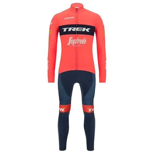 beyleaycau Fahrradtrikot Langarm Herren Radsport-Set mit Trägerhose Herbst Schnell trocknend Atmungsaktiv Individuelle Pro Team Ausrüstung von beyleaycau