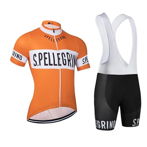 beyleaycau Herren Kurzarm Fahrradtrikot Sets Sommer Schnelltrocken Atmungsaktive Fahrradshirt und Trägershorts Maßgeschneiderte Pro-Team Fahrradausrüstung von beyleaycau