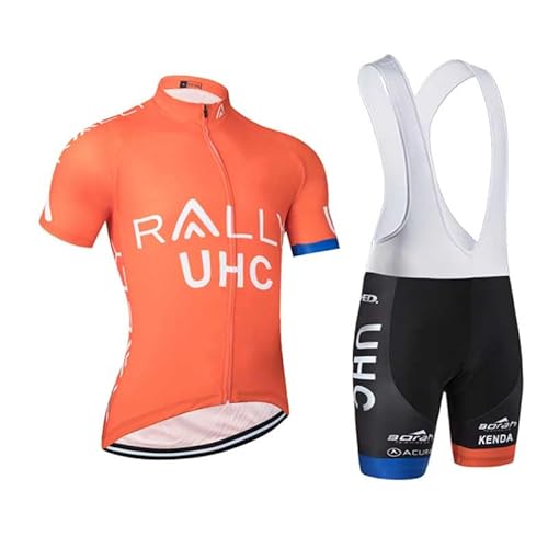 beyleaycau Herren Kurzarm Fahrradtrikot Sets Sommer Schnelltrocken Atmungsaktive Fahrradshirt und Trägershorts Maßgeschneiderte Pro-Team Fahrradausrüstung von beyleaycau