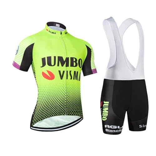 beyleaycau Herren Kurzarm Radtrikot Sets Atmungsaktive Sommer Fahrradausrüstung mit Gel-Polsterung für ProTeam Kits Individuell angefertigt von beyleaycau