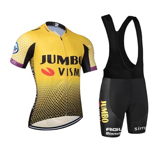beyleaycau Herren Kurzarm Radtrikot Sets Atmungsaktive Sommer Fahrradausrüstung mit Gel-Polsterung für ProTeam Kits Individuell angefertigt von beyleaycau