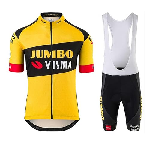 beyleaycau Herren Kurzarm Radtrikot Sets Atmungsaktive Sommer Fahrradausrüstung mit Gel-Polsterung für ProTeam Kits Individuell angefertigt von beyleaycau