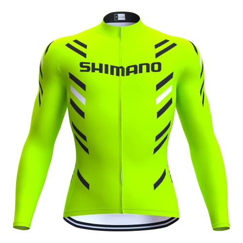 beyleaycau Herren Radfahren Trikot Lange Ärmel Herbst Outdoor Reiten Sport Warm Schnell Trocknend Atmungsaktiv von beyleaycau