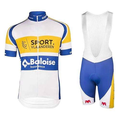 beyleaycau Herren Radtrikot Set Kurzarm Herrentrikot und Radhose Atmungsaktiv und Schnell Trockend Rennrad trikot herren von beyleaycau