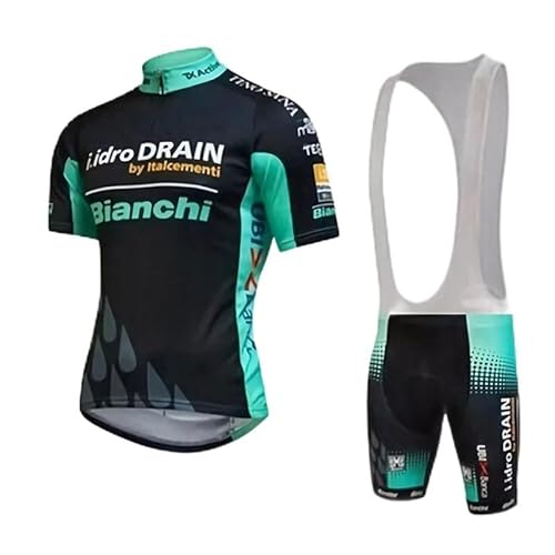 beyleaycau Herren Radtrikot Set Kurzarm Herrentrikot und Radhose Atmungsaktiv und Schnell Trockend Rennrad trikot herren von beyleaycau