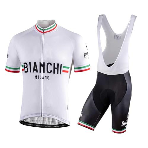 beyleaycau Herren Radtrikot Set Kurzarm Herrentrikot und Radhose Atmungsaktiv und Schnell Trockend Rennrad trikot herren von beyleaycau
