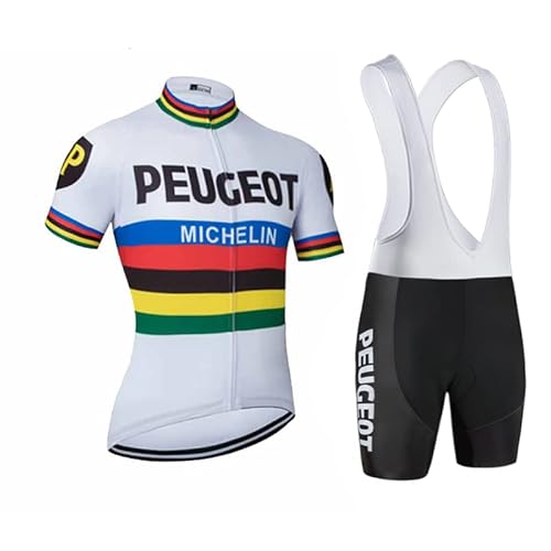 beyleaycau Herren Radtrikot Set Kurzarm Herrentrikot und Radhose Atmungsaktiv und Schnell Trockend Rennrad trikot herren von beyleaycau
