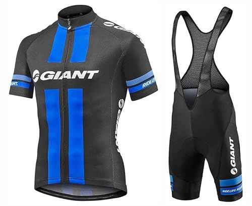 beyleaycau Herren Radtrikot Set Kurzarm Herrentrikot und Radhose Atmungsaktiv und Schnell Trockend Rennrad trikot herren von beyleaycau