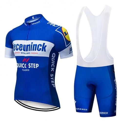 beyleaycau Maßgeschneiderte Pro-Team Trikots Herren Kurzarm Radfahren Sets Sommer Radfahren Trikot mit 3 Tasche und Trägershorts von beyleaycau