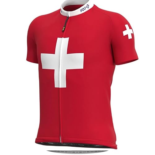 beyleaycau radtrikot Herren Kurzarm Summer，Atmungsaktiver Durchgehender Reißverschluss Fahrradtrikot für Sommer Outdoor-Radfahren von beyleaycau