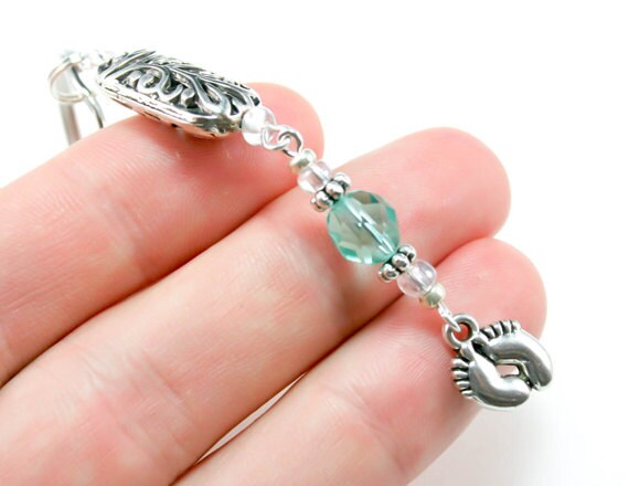 Baby-Dusche Zugunsten. Neue Baby-Mädchen-Charme. Baby-Mädchen-Schlüsselanhänger. Key140 von beyondcharms