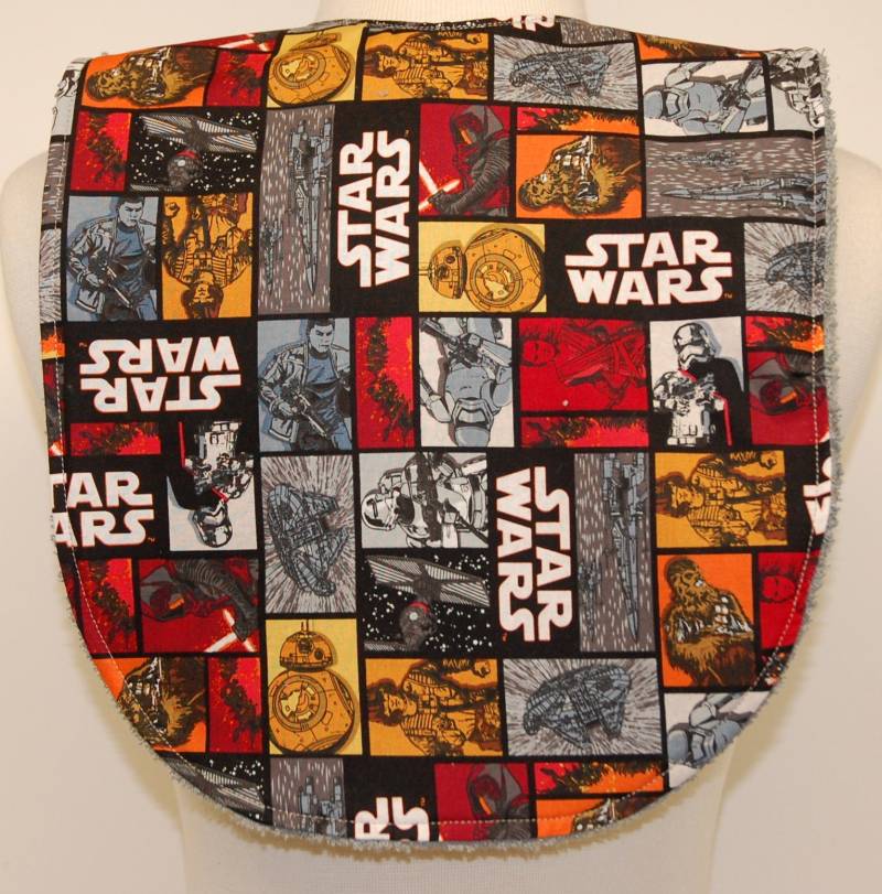 Unisex-Lätzchen Für Kinder Und Erwachsene, Spezielle Bedürfnisse, Zhirnlähmung, Epilepsie, Retts-System, Sabbern, 36 cm Halsöffnung Graues Star von beyondquilts