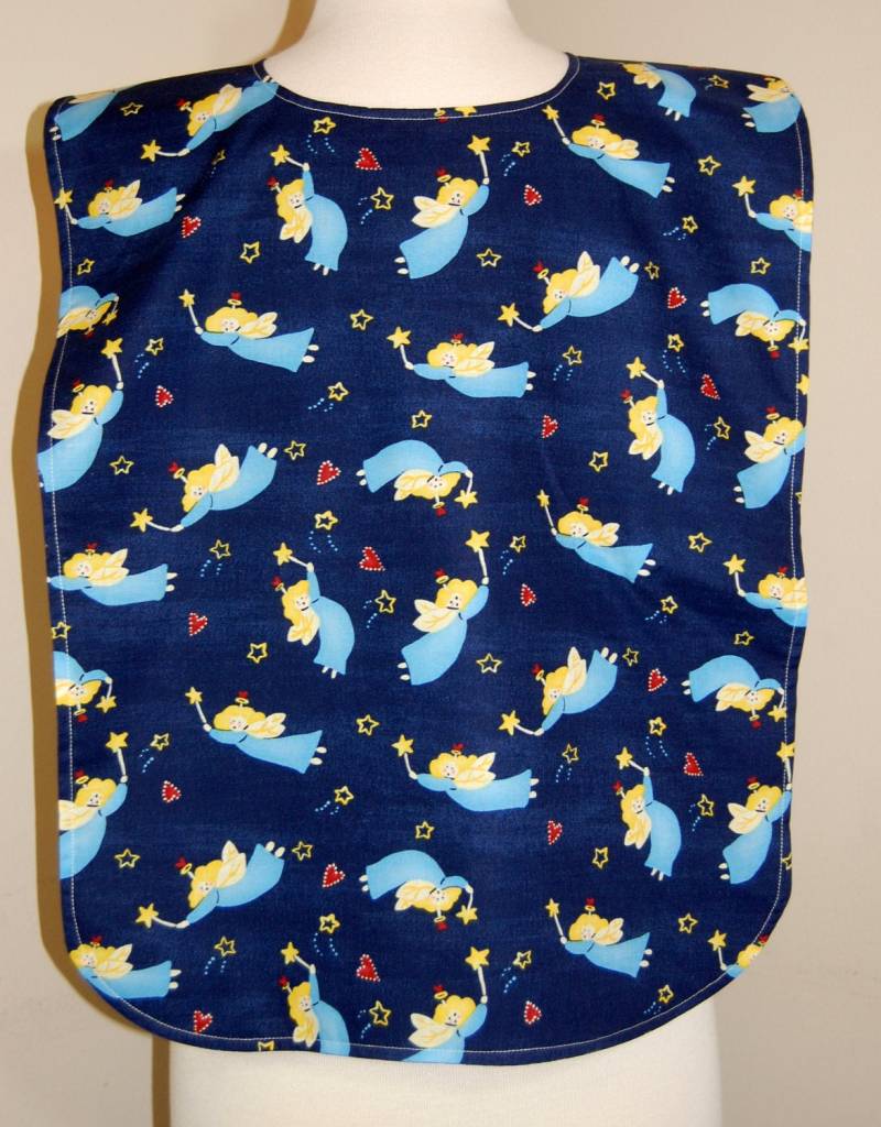 Weihnachtsangebot - Erwachsenen-Lätzchen, Rippenlätzchen, Kleidungsschutz, Schild, Make-Up-Lätzchen-Lange Länge Weihnachtsengel von beyondquilts