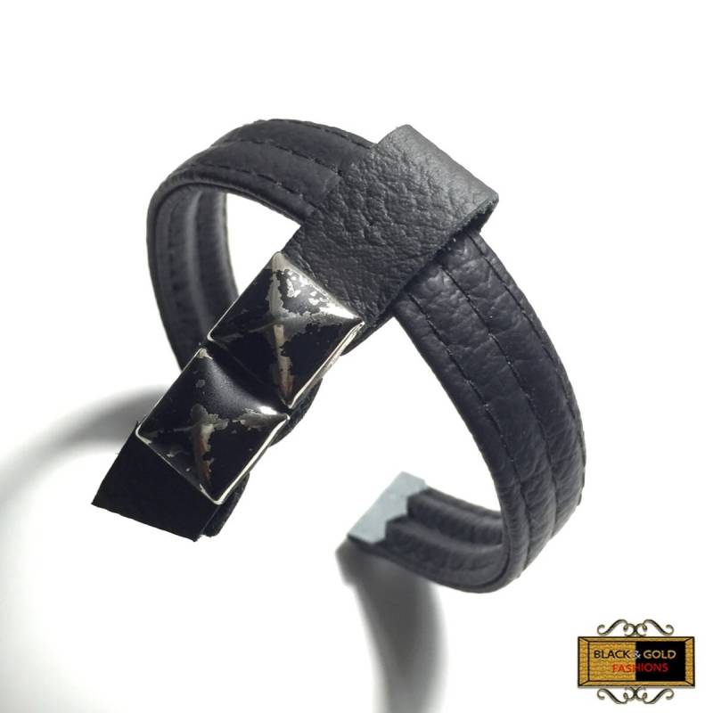 Loop Armband | Leder Akzent - Eve von bgFashions