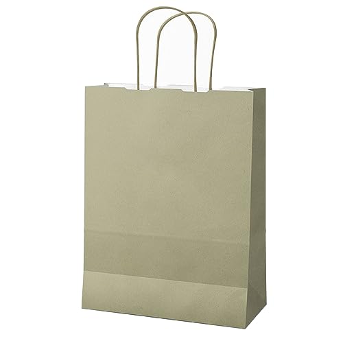 bgn 25 Shoppers Twisted Kraftpapier 18 x 8 x 24 cm Salbei Mainetti Bags, Salbeigrün, Standard, Klassisch von bgn