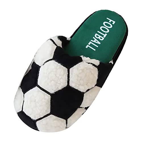 - Winter-Fußball-Basketball-Baseball-Eltern-Kind-Hausschuhe Niedliche rutschfeste Innenhausschuhe Schuhe Für Damen Rot Damen Flauschige Hausschuh Elegante Flip Flops Damen Elegant (C, S) von bgyujn