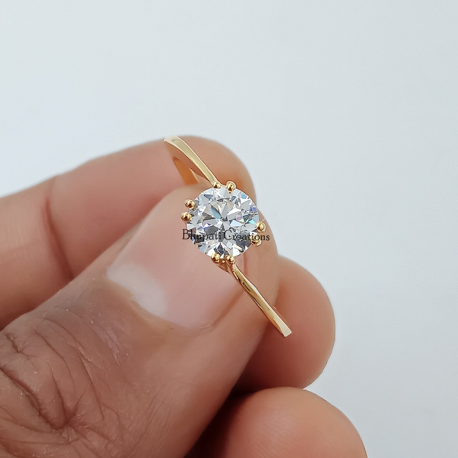 Natürlicher Rubin Edelstein Ring, Frauen Designer Geschenk Hochzeitsgeschenk Echte Ring Schmuck von bhupaticreations