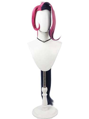 bi bi hou Hazbin Hotel Velvet Cosplay Perücke Anime Hazbin Hotel Verkleidung Velvet Cosplay Wig Halloween Karneval Party Cosplay Kostüm Zubehör Perücke Erwachsene von bi bi hou