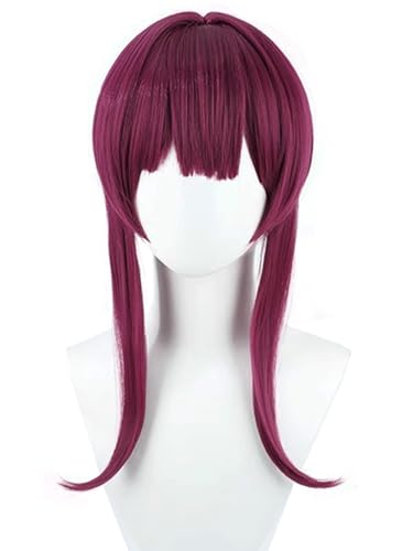 bi bi hou Honkai Star Rail Kafka Cosplay Perücke Violett Lange Honkai Star Rail Verkleidung Kafka Cosplay Wig Anime Perücke Halloween Karneval Party Cosplay Kostüm Zubehör Perücke Erwachsene von bi bi hou