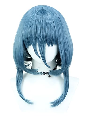 bi bi hou Honkai Star Rail Natasha Cosplay Perücke Blau Honkai Star Rail Verkleidung Natasha Cosplay Wig Anime Perücke Halloween Karneval Party Cosplay Kostüm Zubehör Perücke Erwachsene von bi bi hou